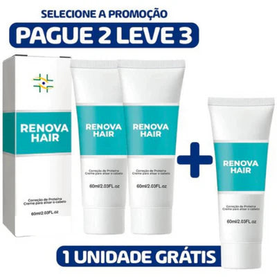 Creme Alisador Renova Hair  COMPRE 1 LEVE 2