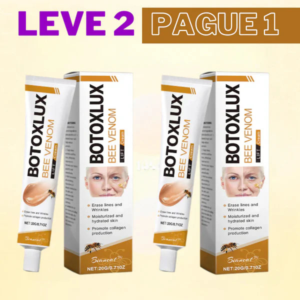 Botox BeeVenom - Creme Remoção de Rugas ( COMPRE 1 LEVE 2 )