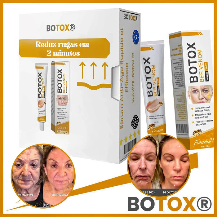 Botox BeeVenom - Creme Remoção de Rugas ( COMPRE 1 LEVE 2 )