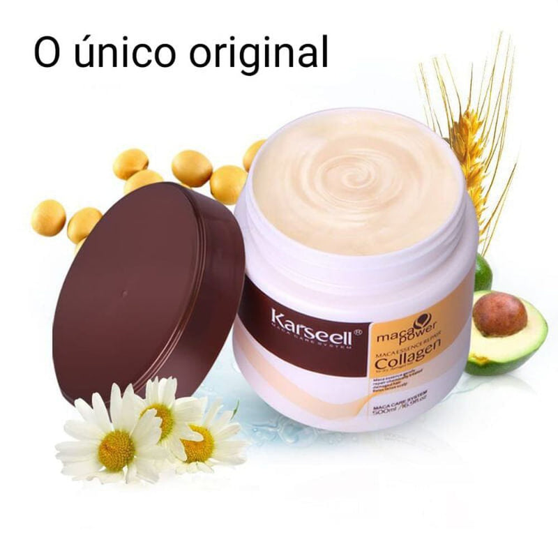 Promoção Compre 1 Leve 3 - Máscara de Colágeno Alemã - Karseell 500ml